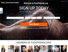 Tablet Screenshot of fuckfriends.org